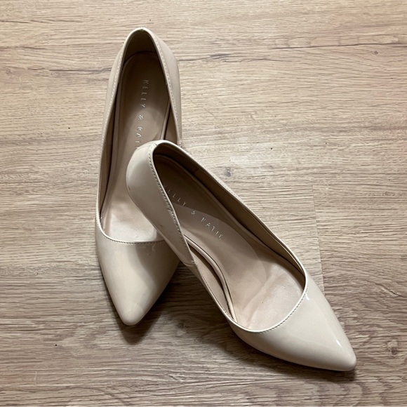 Kelly & Katie Womens Misha Tan Pumps Size 6.5 - Picture 6 of 10